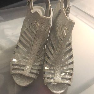 Hot Tomato Simmered Heels with Rhinestones Size 11